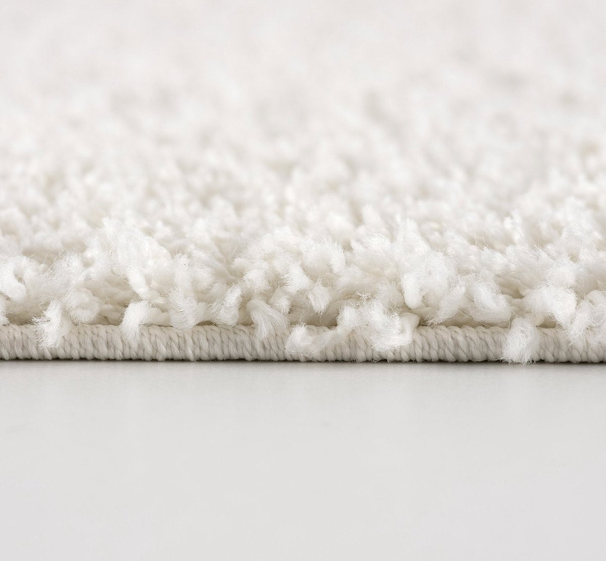 Loca Shaggy Vloerkleed Crème - 200x290 CM - Hoogpolig Vloerkleed - Tapijt Woonkamer, Slaapkamer