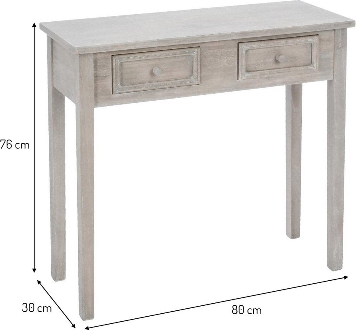Consoletafel Claire Hout