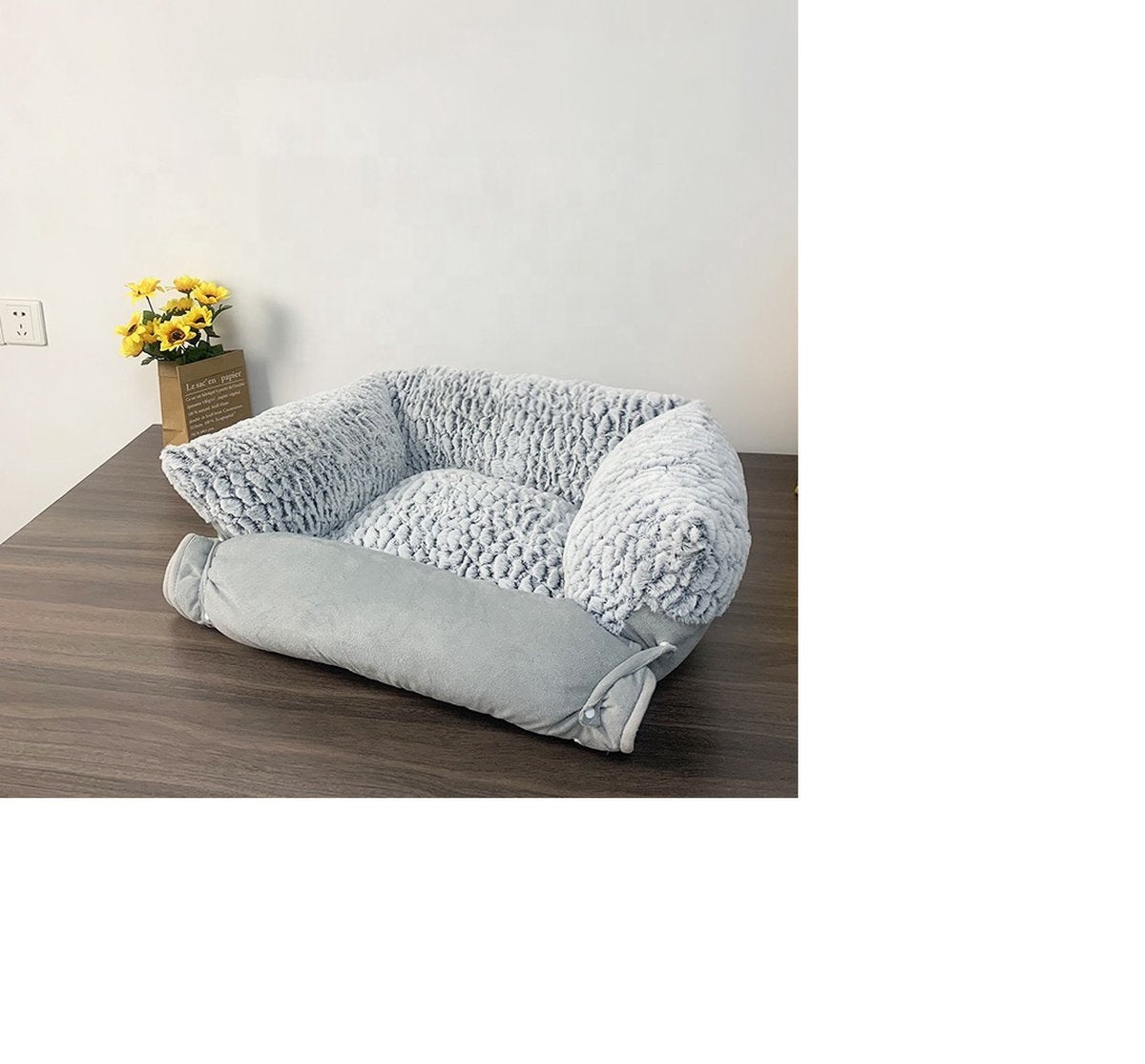 Hondenmand - Mand - Hond - Kat - Bank - Stoel - Fauteuil - Beschermen - Lichtgrijs