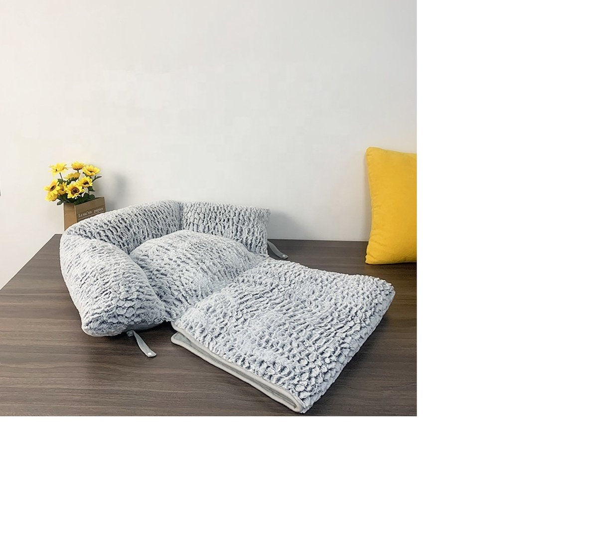 Hondenmand - Mand - Hond - Kat - Bank - Stoel - Fauteuil - Beschermen - Lichtgrijs