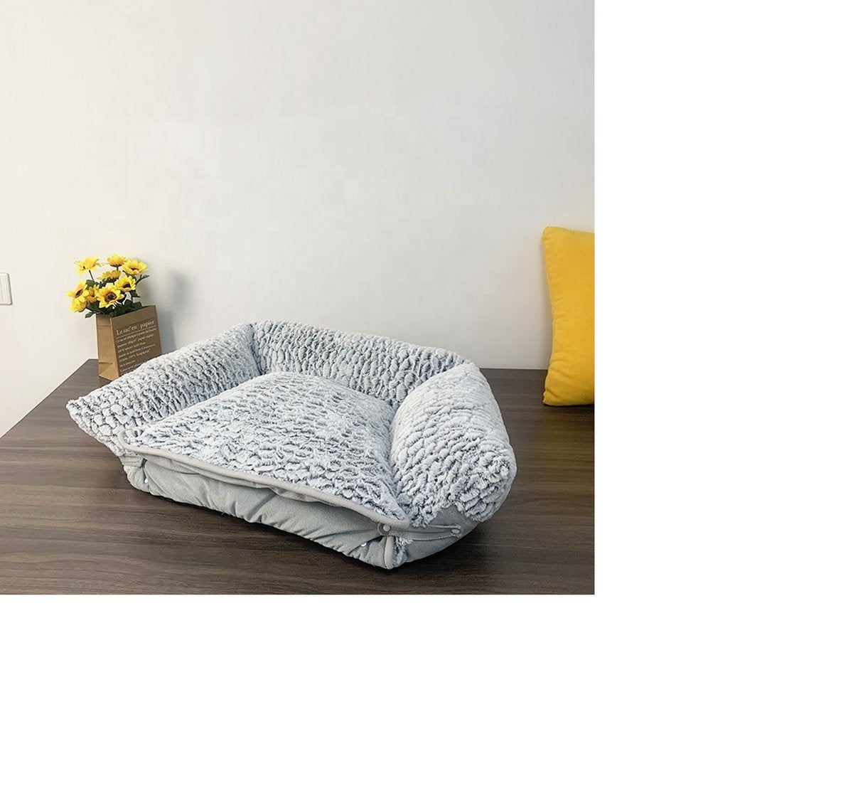 Hondenmand - Mand - Hond - Kat - Bank - Stoel - Fauteuil - Beschermen - Lichtgrijs