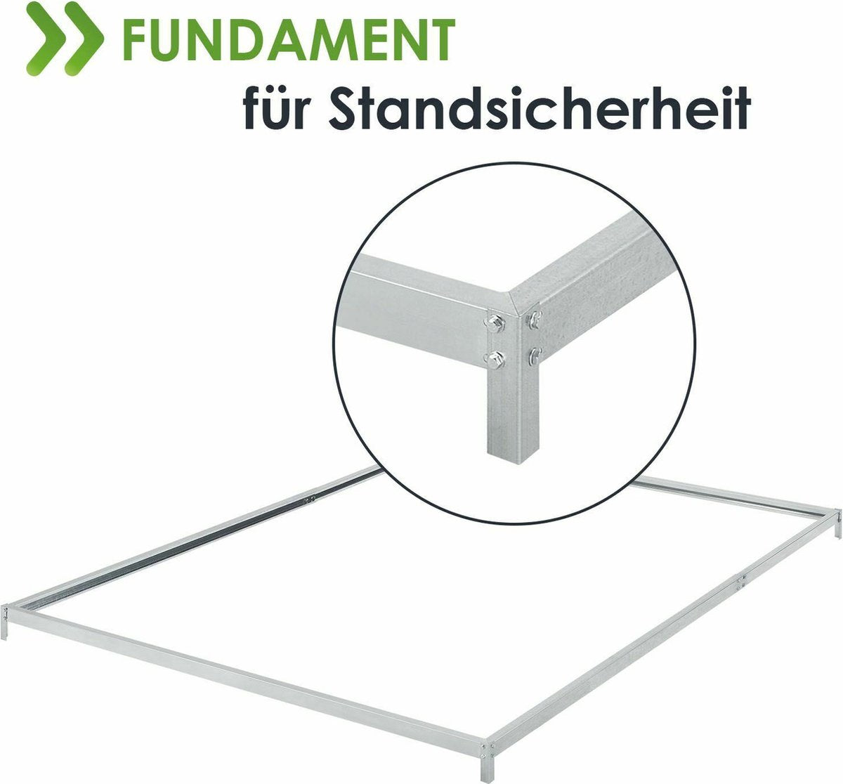 Aluminium Broeikas / Kweekkas- kweekkas - GH250F1 - 4,75m² tuinkas