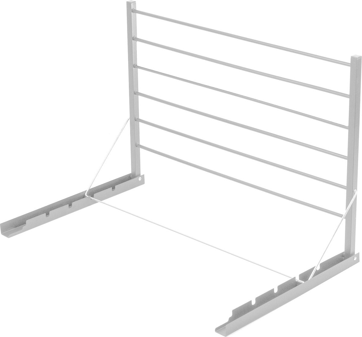 ABJ - Opvouwbaar Mini Droogrek voor badkamermuurmontage - 60 cm - WIT
