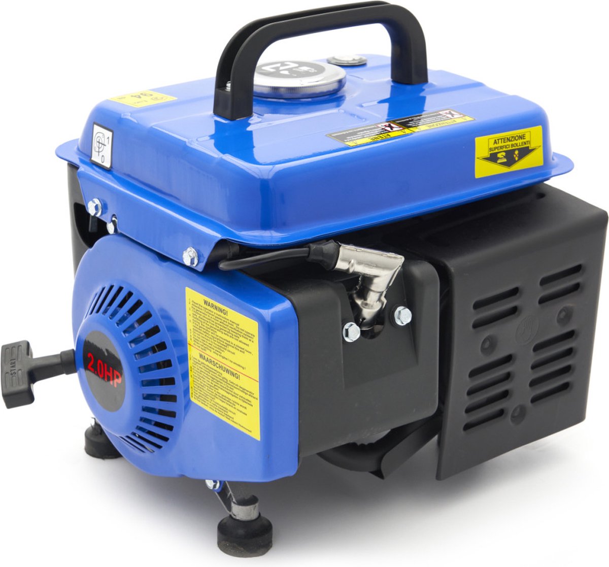 720 Watt Generator, Aggregaat Met 63 cc Benzinemotor, 230 V
