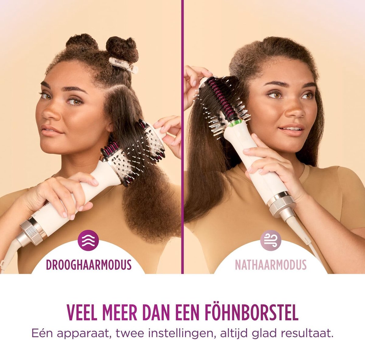 Hair Dryer Brush - Electric Hair Brush - Curling Brush - Straightening Brush - Brush Hairdryer