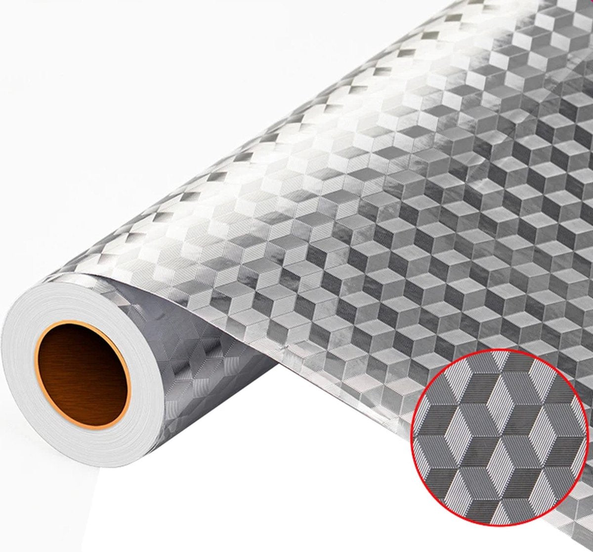Modern Kitchen Oil-Proof Self-Adhesive Stickers - Anti-Stain Aluminum Foil for Gas Stove, Kitchen Cabinet, and Countertop - Heat-Resistant Contact Paper, Kitchen Tiles, Dirt-Proof Kitchen Foil, and Stain-Resistant Countertop