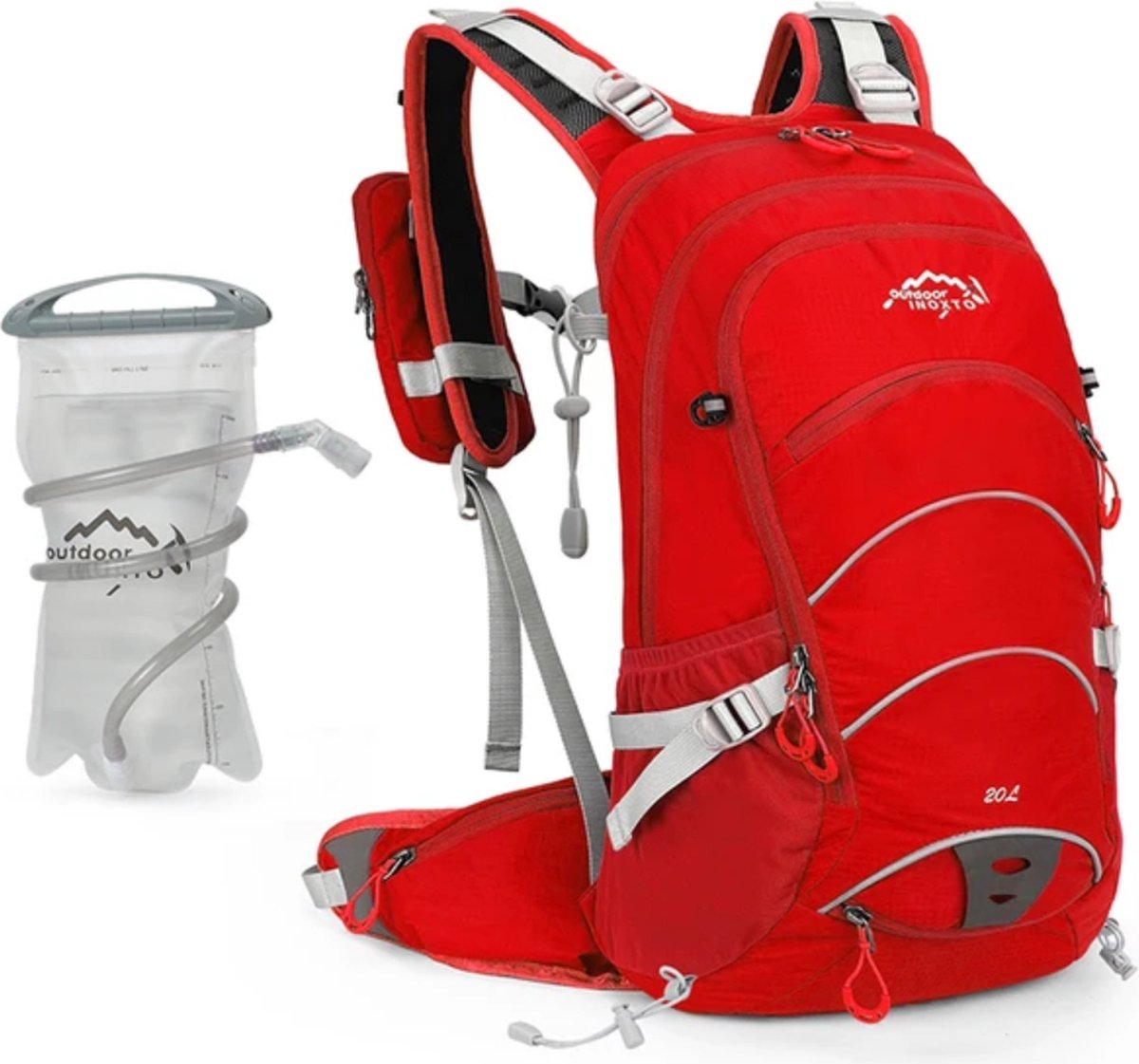 Avoir Avoir®-Klimrugzak 20L-Waterdicht-Intern frame-Unisex-Rood-Outdoor avontuur-Wandelen
