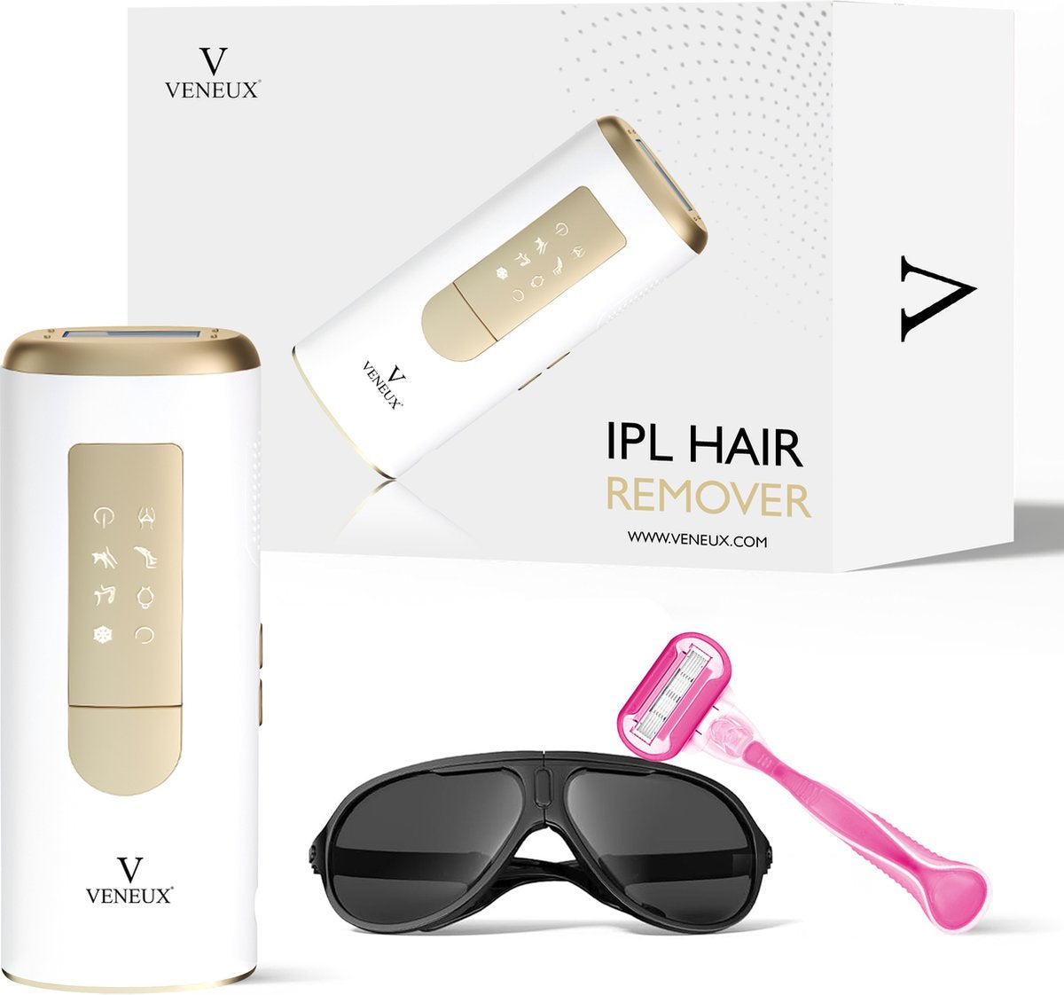 Veneux® Laser Hair Removal Device - Hair Removal Devices - Hair Removal - Sapphire Technology