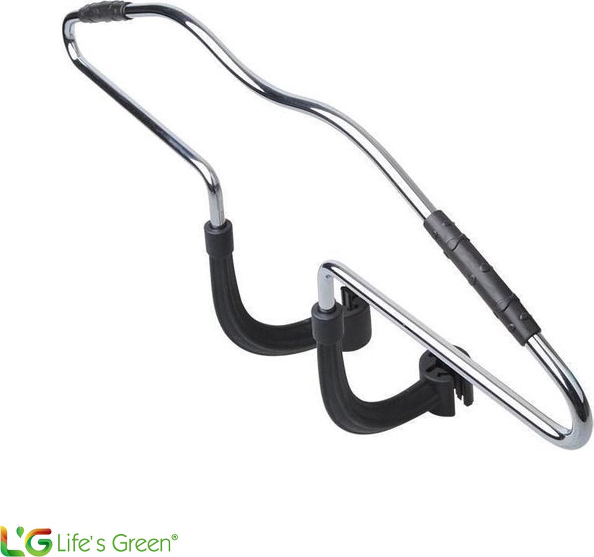 Life's Green® - Kledinghanger Auto - Kledinghangers - Zwart - Metaal - Plastic - Antislip