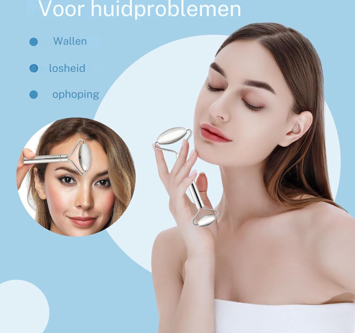 Gua Sha - Gezichtsverzorging - Steen - Jade - Geschikt Voor Ontspanning Van Het Gezicht