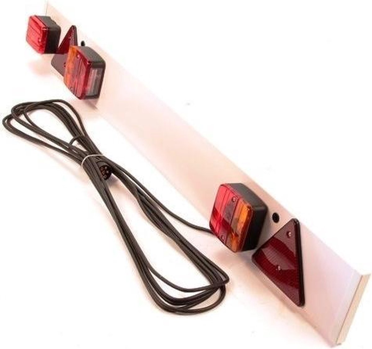 Complete lichtbalk voor aanhanger met 9 meter kabel - 122 cm - 7-polig