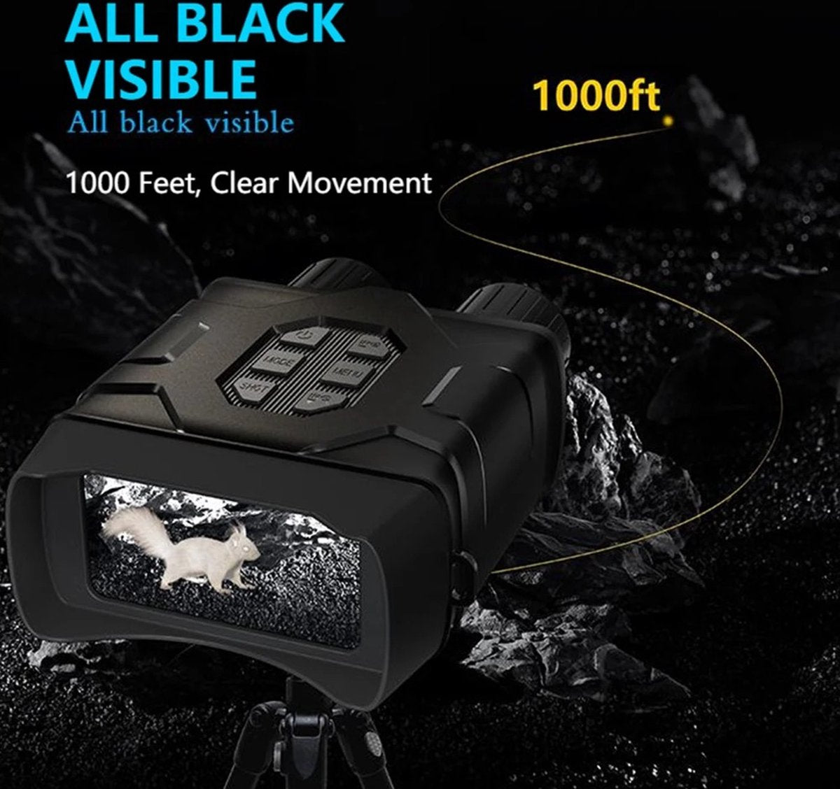 Night Vision - Night Vision with Infrared - Thermal Imaging Night Vision - 5K UHD - Supports WIFI