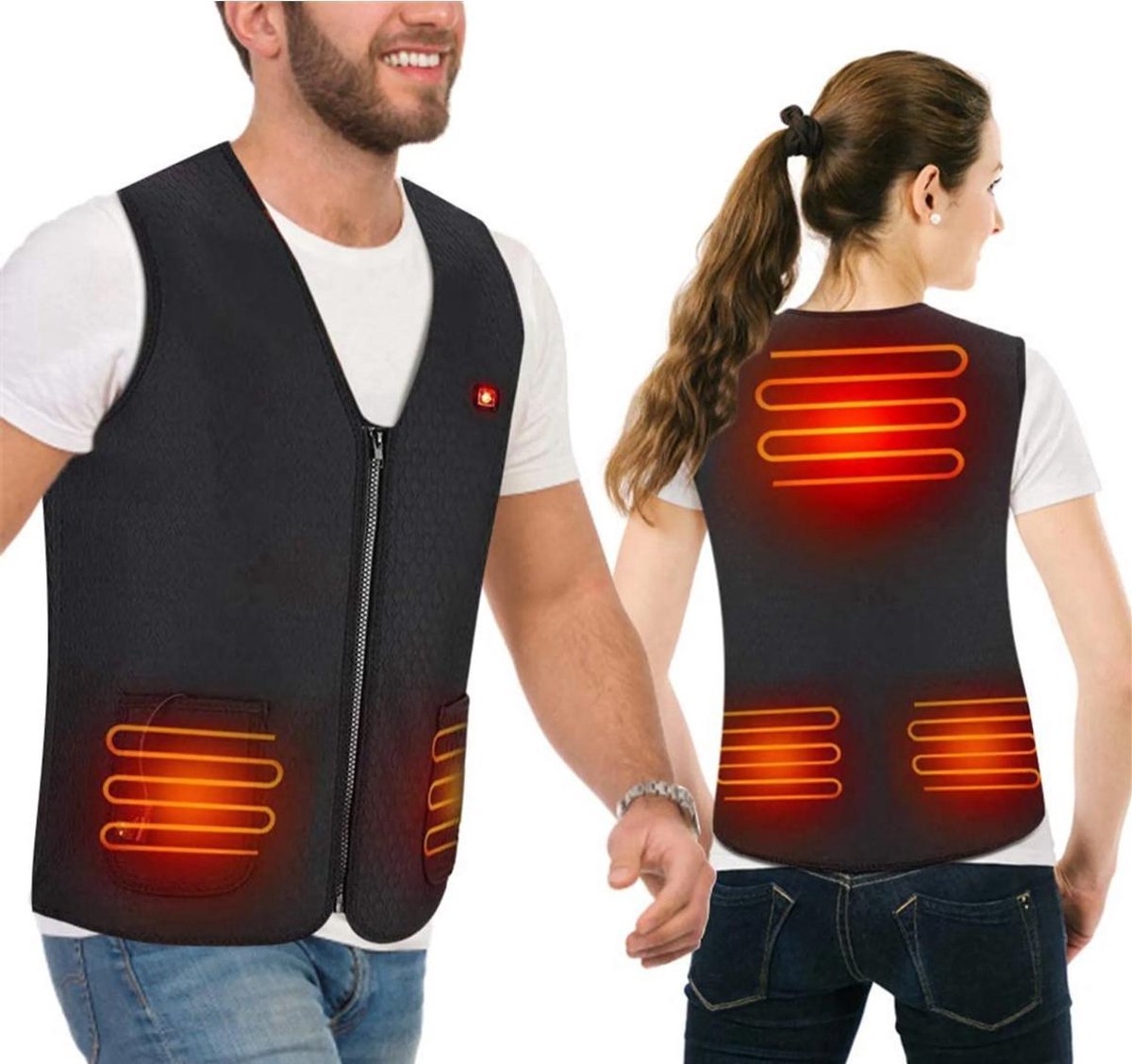 Xerolax Verwarmde Bodywarmer - Heated Vest - Elektrische Bodywarmer - Jas - Oplaadbaar - Unisex - Maat M - 3 Standen