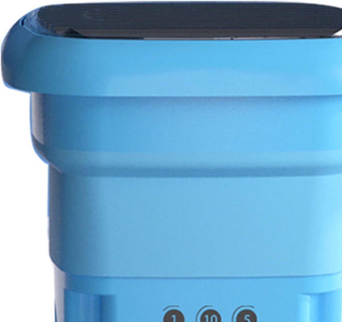 Mini Portable Foldable Washing Machine and Dryer Combo with Blue Light - Drain Basket Tube - Underwear - Socks - Baby Clothes - Travel - Camping - RV - Dorm - Apartment - Blue - Mini Washing Machine