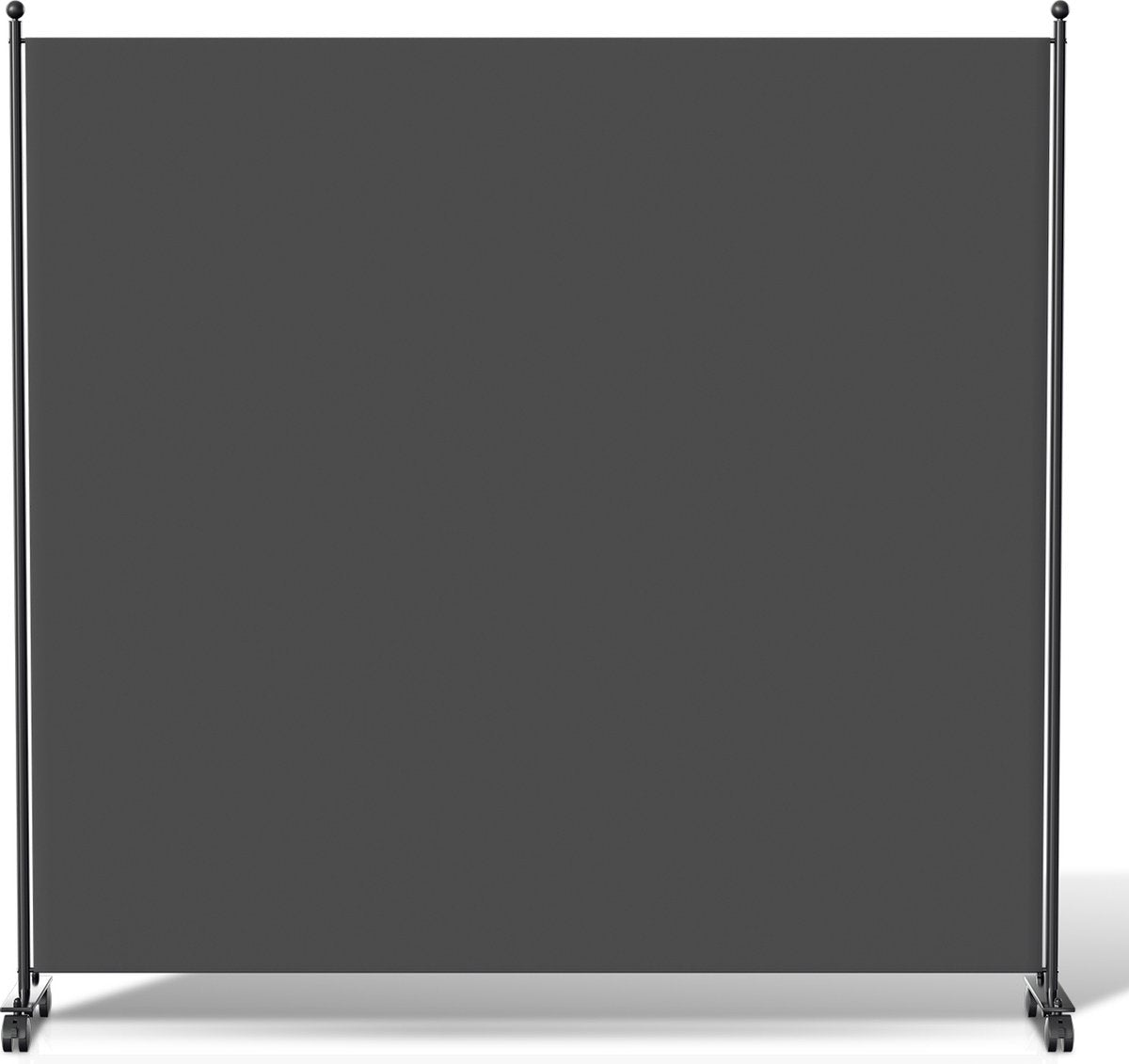 Room divider on wheels with 1 panel - 187 x 181 cm - Room Divider Garden Spanish Wall Partition Anthracite