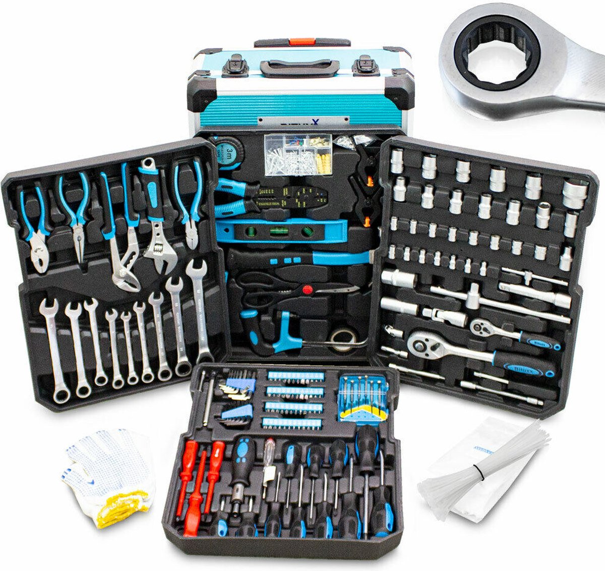 Tool box / trolley - 1200-piece - Incl. case