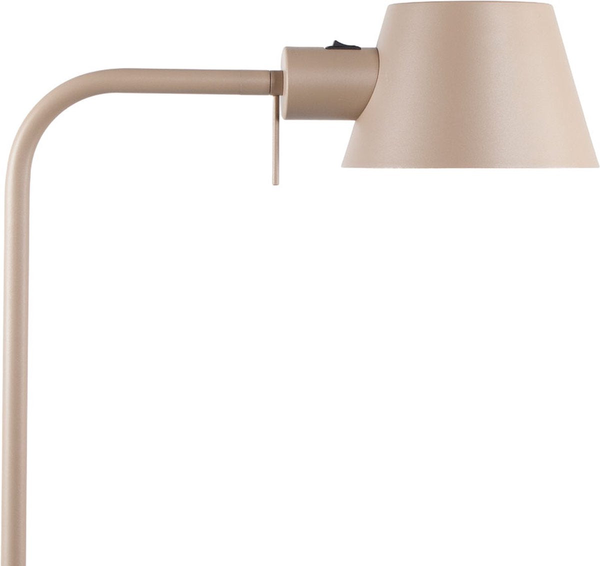 Minimalist adjustable reading lamp | 1 light | sand / beige color | metal | 140 cm high | dining room / living room | floor lamp | standard lamp | modern / Scandinavian | practical design