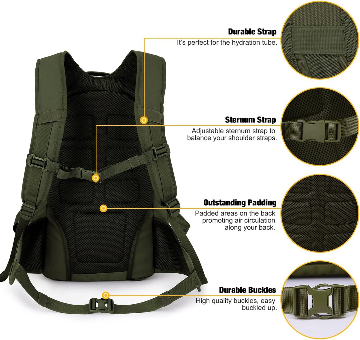 35L Backpack Men Tactical Hiking Backpacks Outdoor Survival Gear Trekking Backpacks Travel Backpack