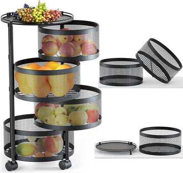 Luxe fruitschaal – Fruitmand – Fruitmandje – Fruit Opberger – Fruit Bowl – Fruit Basket – Luxe Fruit Etagere