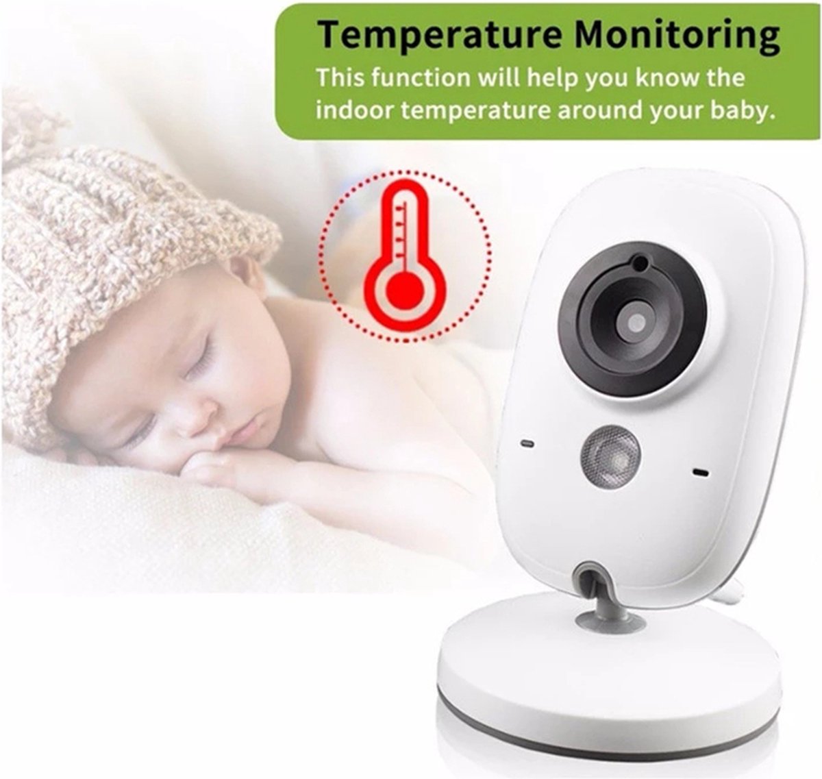 VB603 Babyfoon met camera | Babyfoons | Babyfoon met kleurenmonitor | Bestverkochte Babyfoons | Wifi Babyfoon Monitor | Monitor