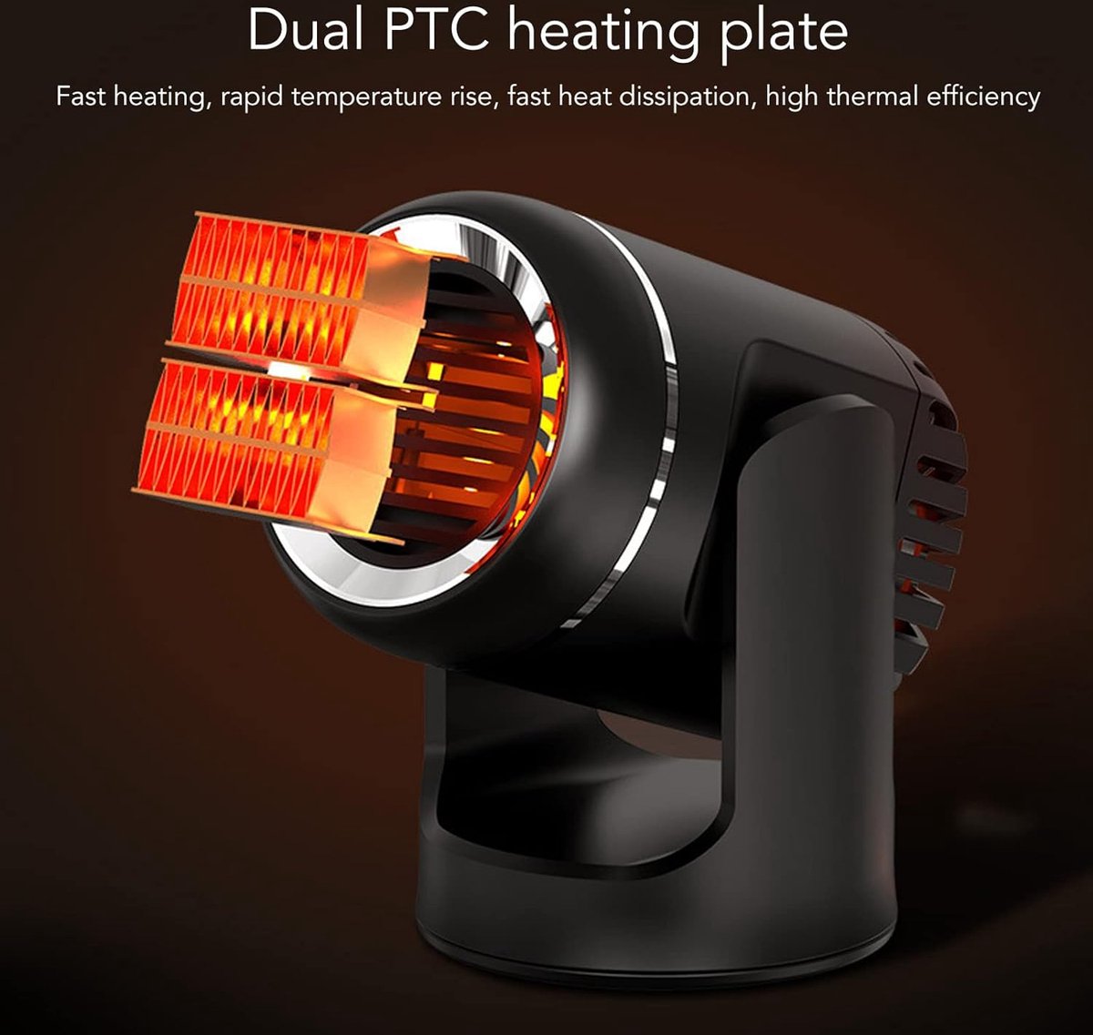 Auto verwarming - Auto heater - 12V - Autoverwarmer - Auto kachel - Auto verwarming ventilator - Must Have voor de winter!