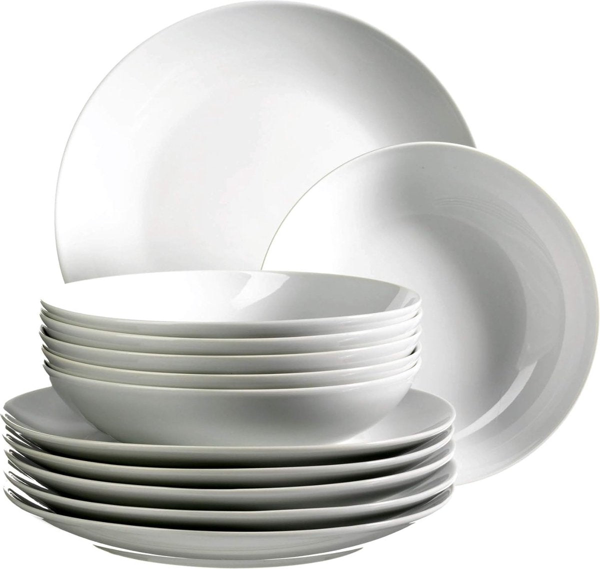Grasmaaier Barca Bordservice Set Voor 6 Personen, 12-Delig. Tafelservies, Porselein