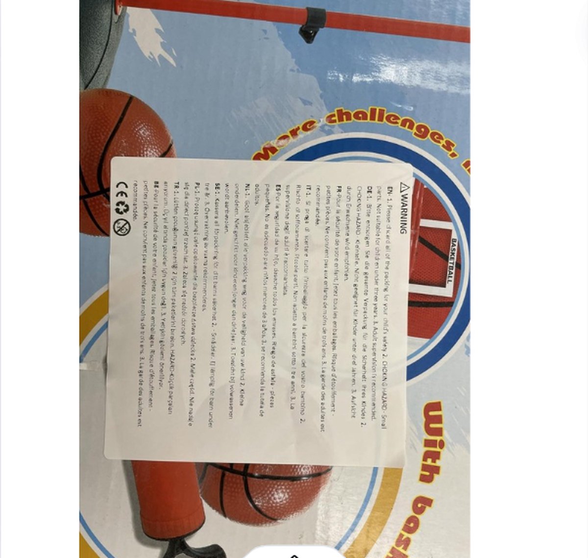 Basketbalset - Speelset Junior - Basketbalstandaard - Hoop - Basket - Ringen - Basketballen - Ring voor kinderen