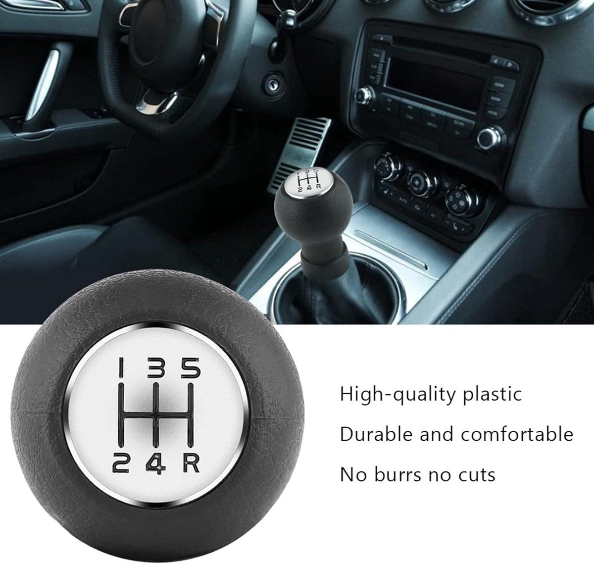 5-Speed Gear Stick Manual Shift Knob - Suzuki Swift SX4 2005-2010 - Universal - Replacement Parts