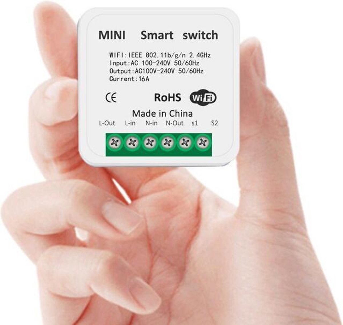 Mini Smart Switch | Smart WiFi built-in switch | 16A | 5-pack