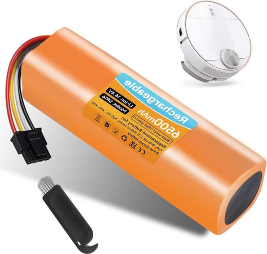 Vervangende accu - 6500mAh 14,4V - Eufy RoboVac L70 Hybrid Series - T2190 T2190G21360 - S9360 X90360 X95 - robotstofzuiger - reinigingsborstel
