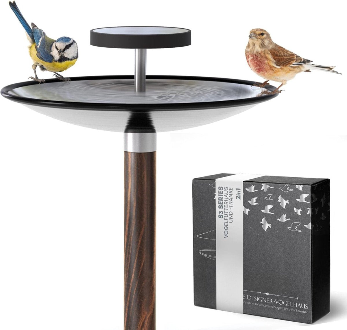 Vogelhuisje op Paal - Voederhuisje op Paal - Vogelhuisje op Voet - Staand Vogelhuisje - Perfect voor de Lente