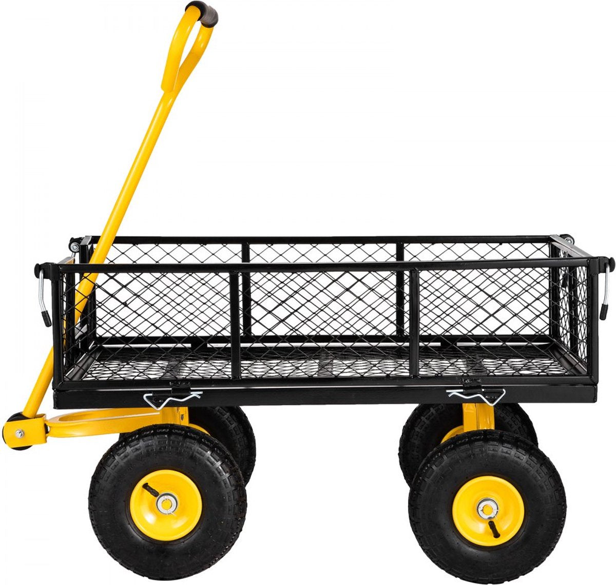 Opvouwbare Wagen Tuintrolley Transportwagen Strandkar Handkar 408 kg Apparatuurwagen Tuinwagen Apparatuurwagen Handwagen 96x51x22 cm