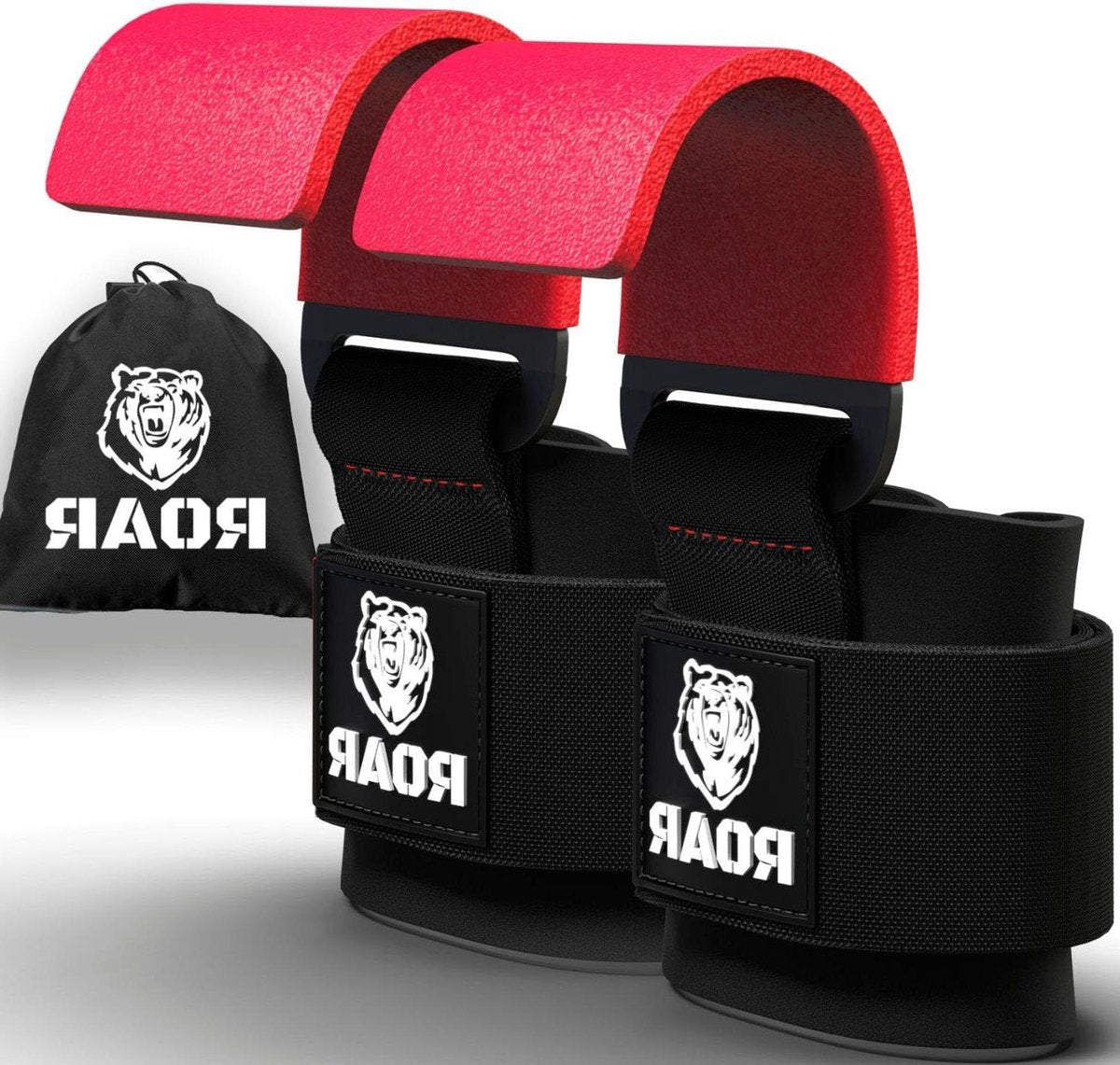 Metal Weight Lifting Hooks - Grip Straps for Weightlifting - Bodybuilding Hooks - Wrist Wraps with Hook - Gym Hooks wrist wraps