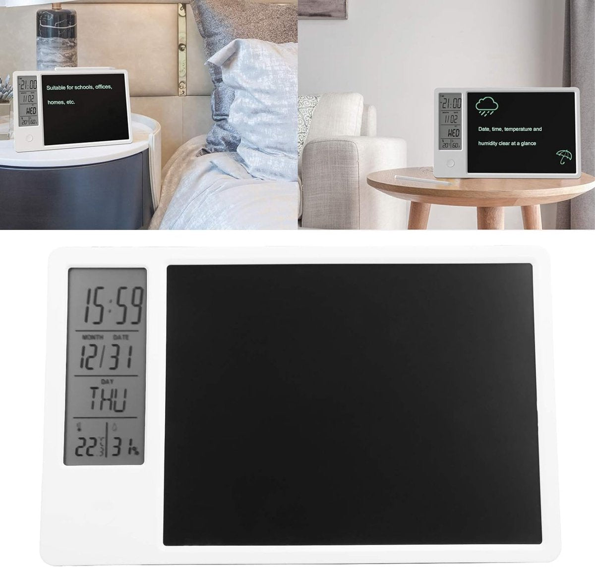 Digitaal Notitieblok - Grafische Tablet - Elektronisch Notitieblok - Digital Notepad - Herbruikbare Notitieblok - Batterijvrije Teken en Schrijftablet