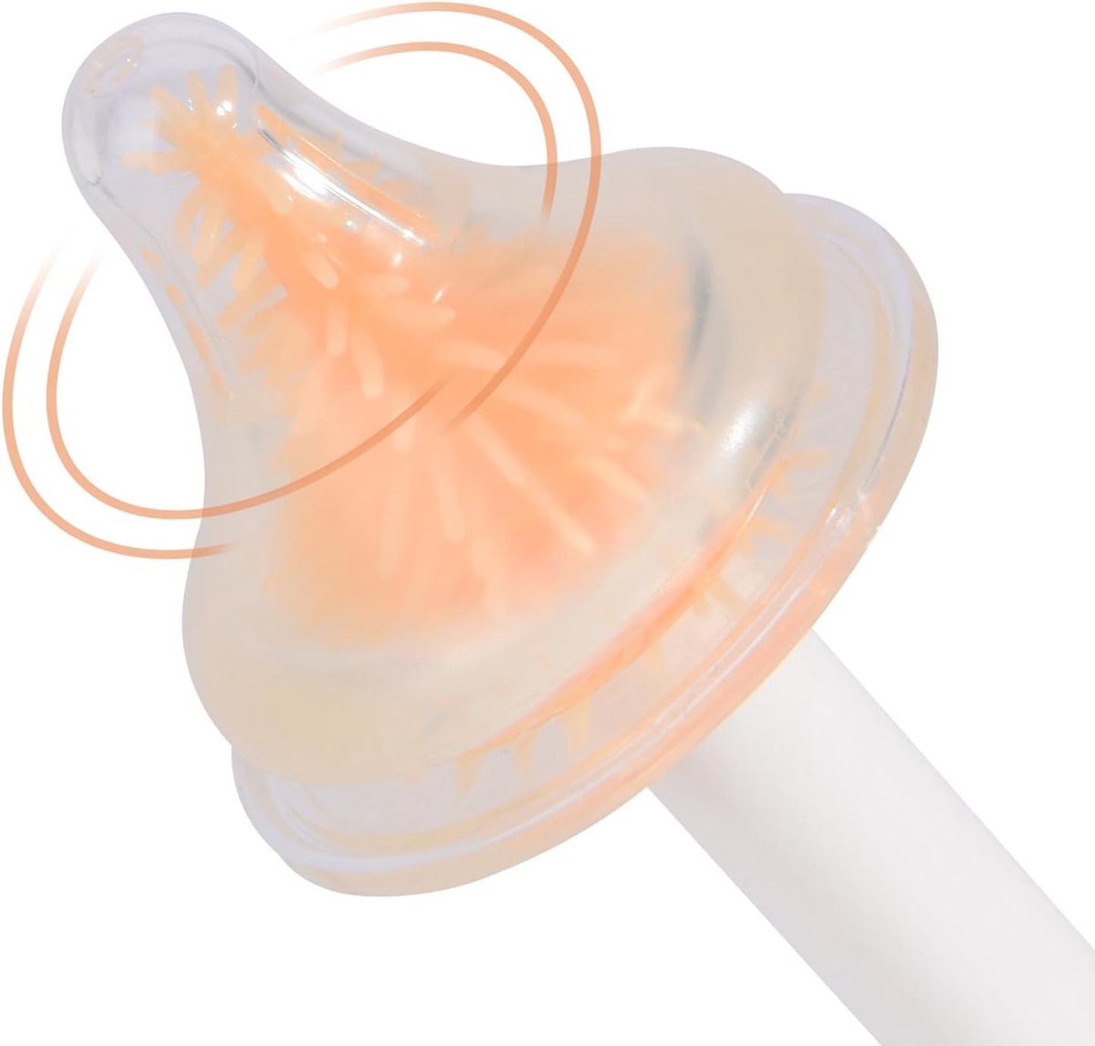 Flessenborstel Baby Reisset Borstels voor Reiniging 6-in-1 - Draagbare Siliconen Flessenborstel Tepelreiniger - Rietjesborstel Zeepdispenser en Fles Droogrek - Beige Flessenborstel Baby
