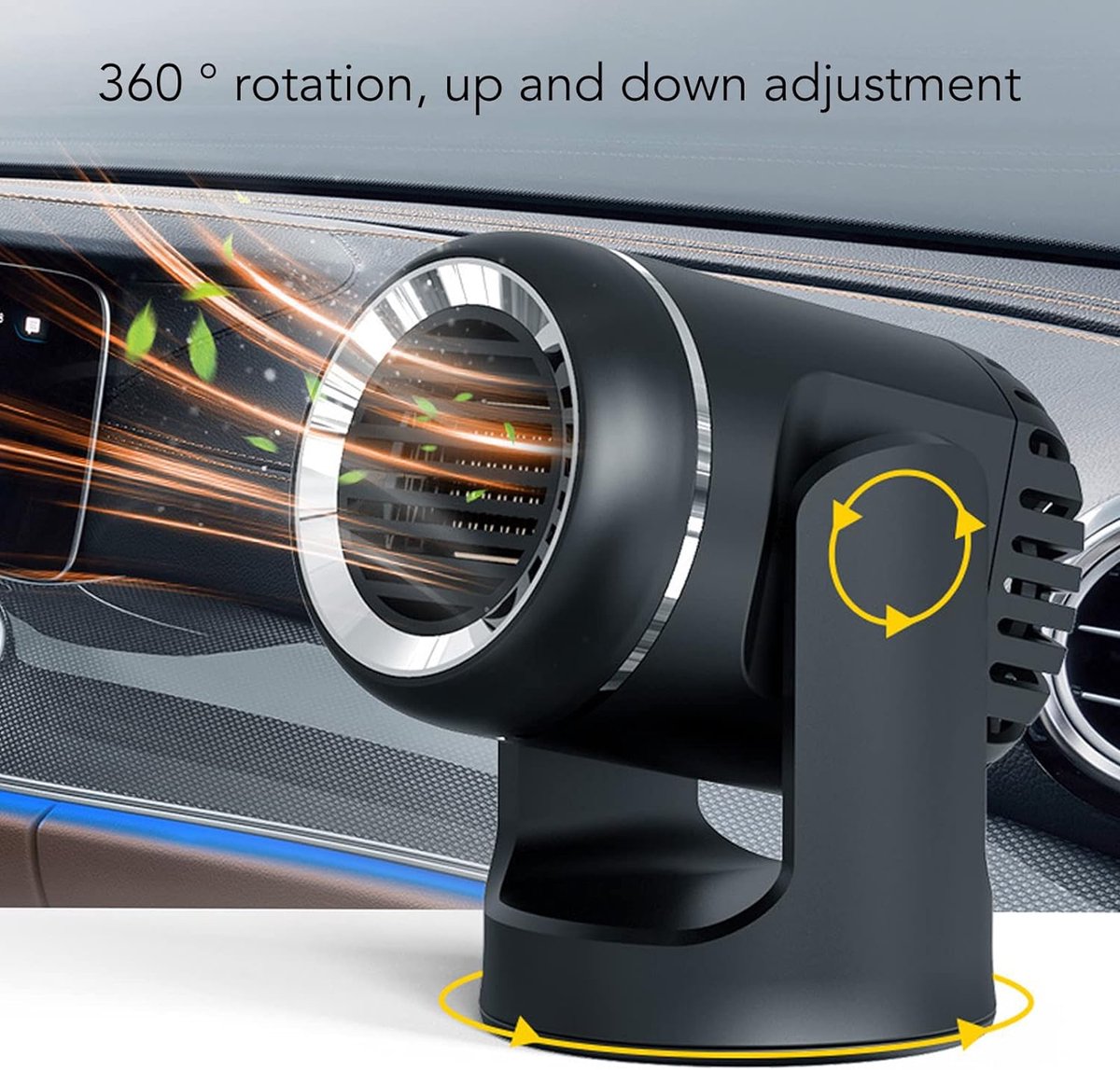 Auto verwarming - Auto heater - 12V - Autoverwarmer - Auto kachel - Auto verwarming ventilator - Must Have voor de winter!