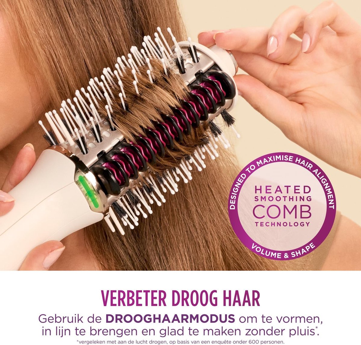 Hair Dryer Brush - Electric Hair Brush - Curling Brush - Straightening Brush - Brush Hairdryer