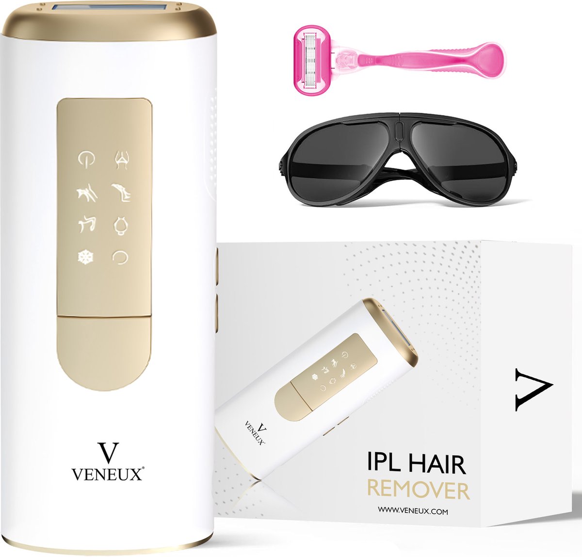 Veneux® Laser Hair Removal Device - Hair Removal Devices - Hair Removal - Sapphire Technology