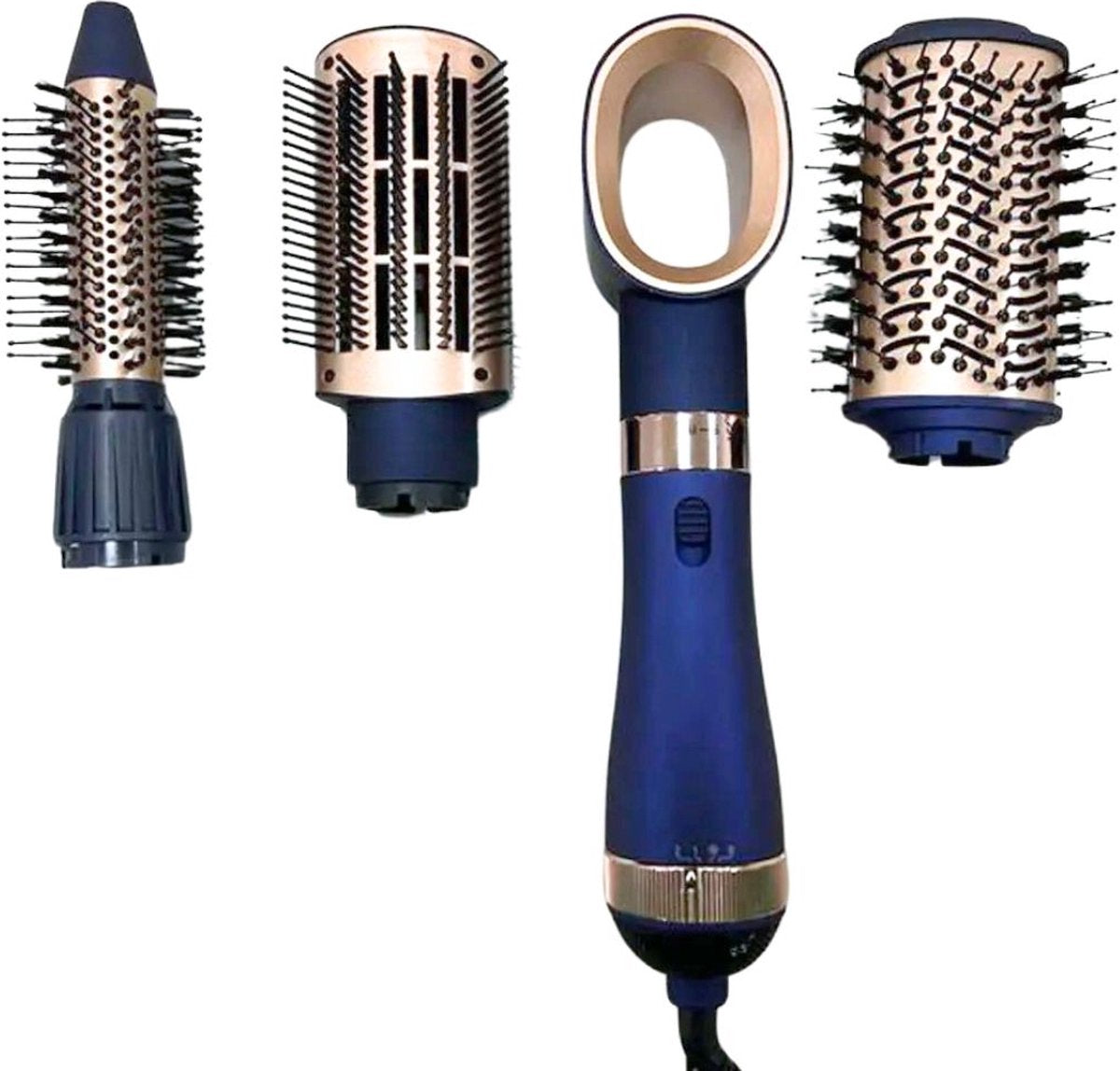 Airwap - Airstyler met 4 opzetstukken - 4-in-1 Multi Styler - Goud/Zwart/Heteluchtborstel
