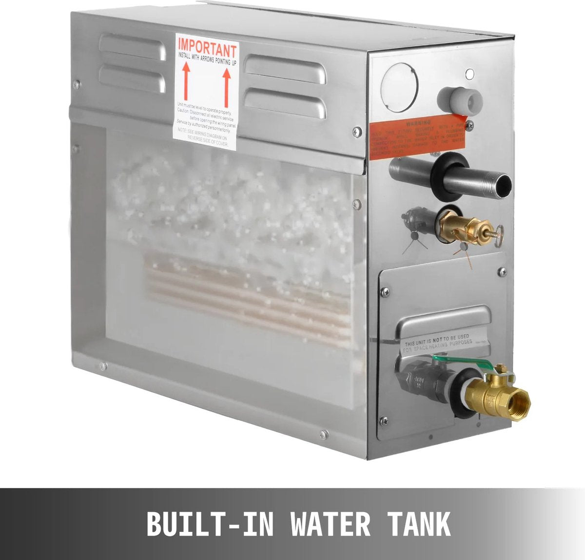 Steam generator - Steam generators - Digital controller - Home steam shower - Sauna - Spa - Steam bath - 6 KW - 220V/240V
