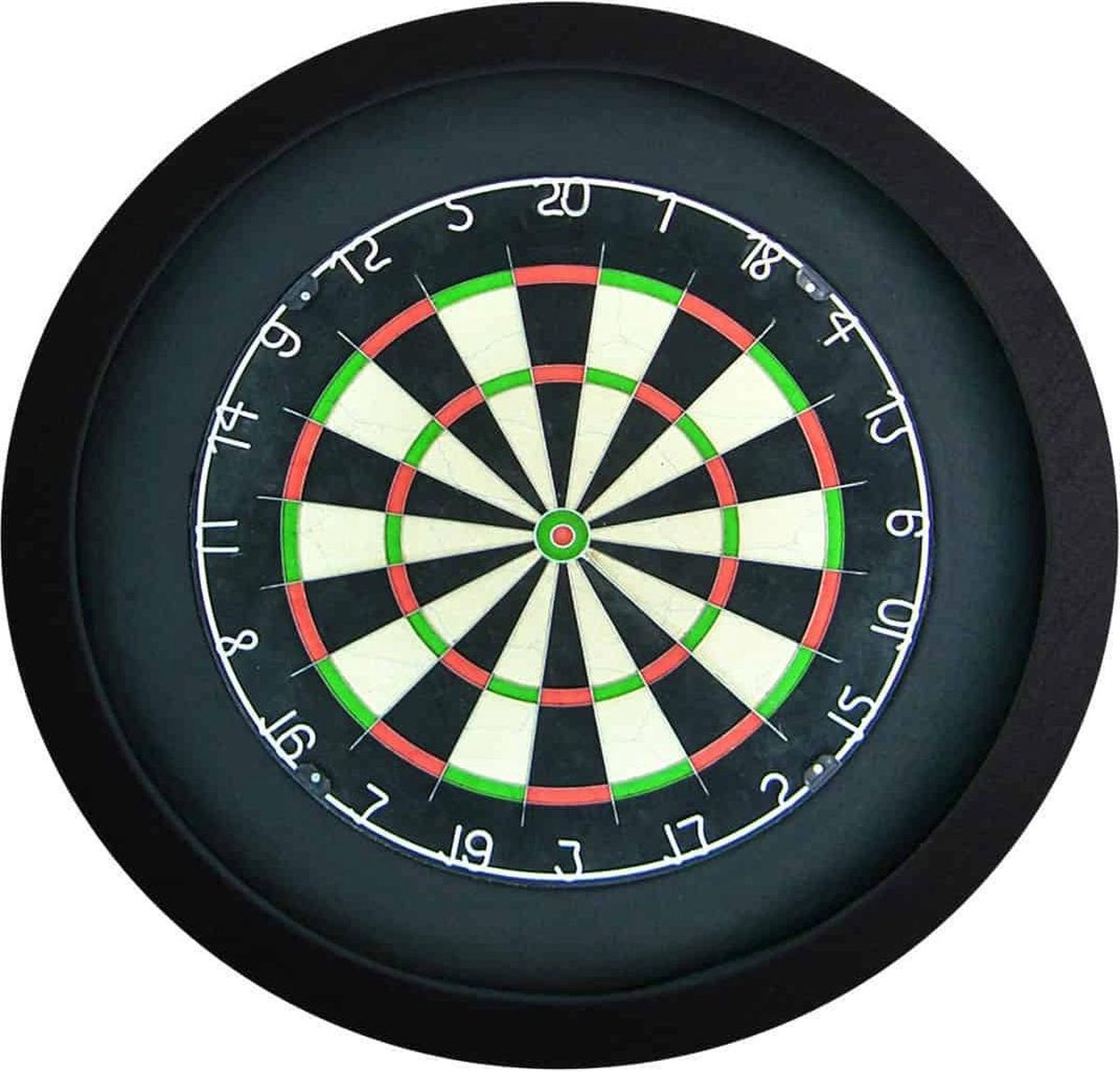 Darts Set - Draagbare dartbordstandaard LED-pakket plus - inclusief best geteste - dartbord - LED-surroundring - en - dartpijlen - zwart
