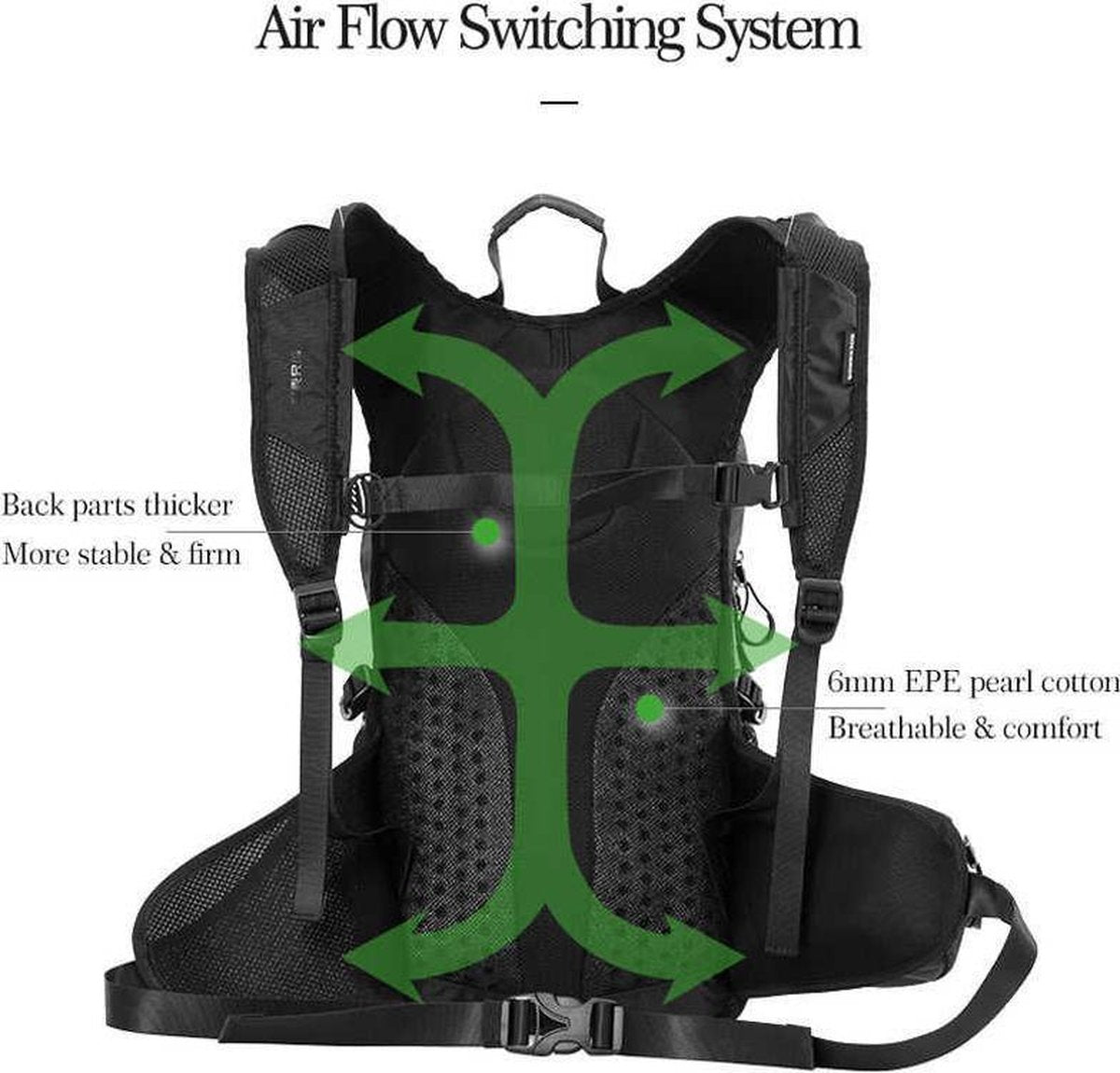Rugzak Outdoor - 20L - Regenbestendige Rugzak - Hydratatie Rugzak - Outdoor Sport - Buitensport - Watersport - Vissen