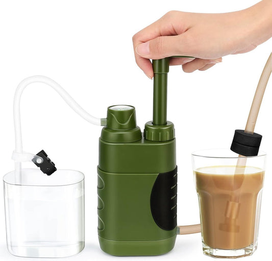 Waterzuiveringspomp - Waterfiltersysteem - Waterfilter - Overlevingsuitrusting - Noodpakket - Noodpakket voor Oorlog - Survival Kit - Noodpakket voor Thuis - Overleving Kit