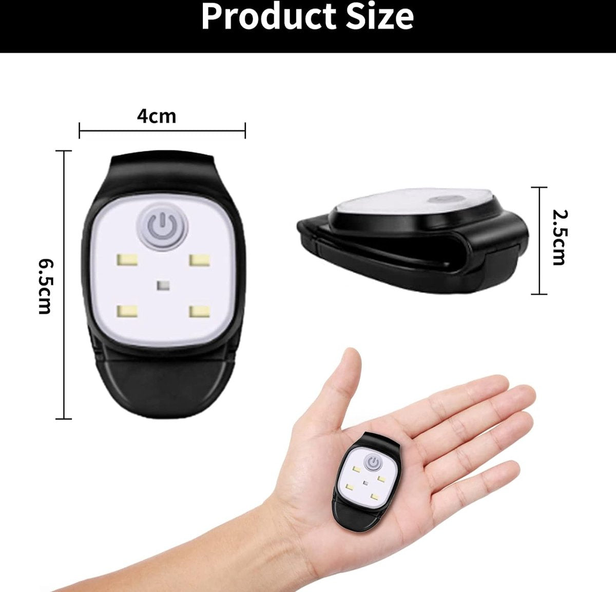 Running lights - Chest light - Running chest light - Walker chest light - USB rechargeable