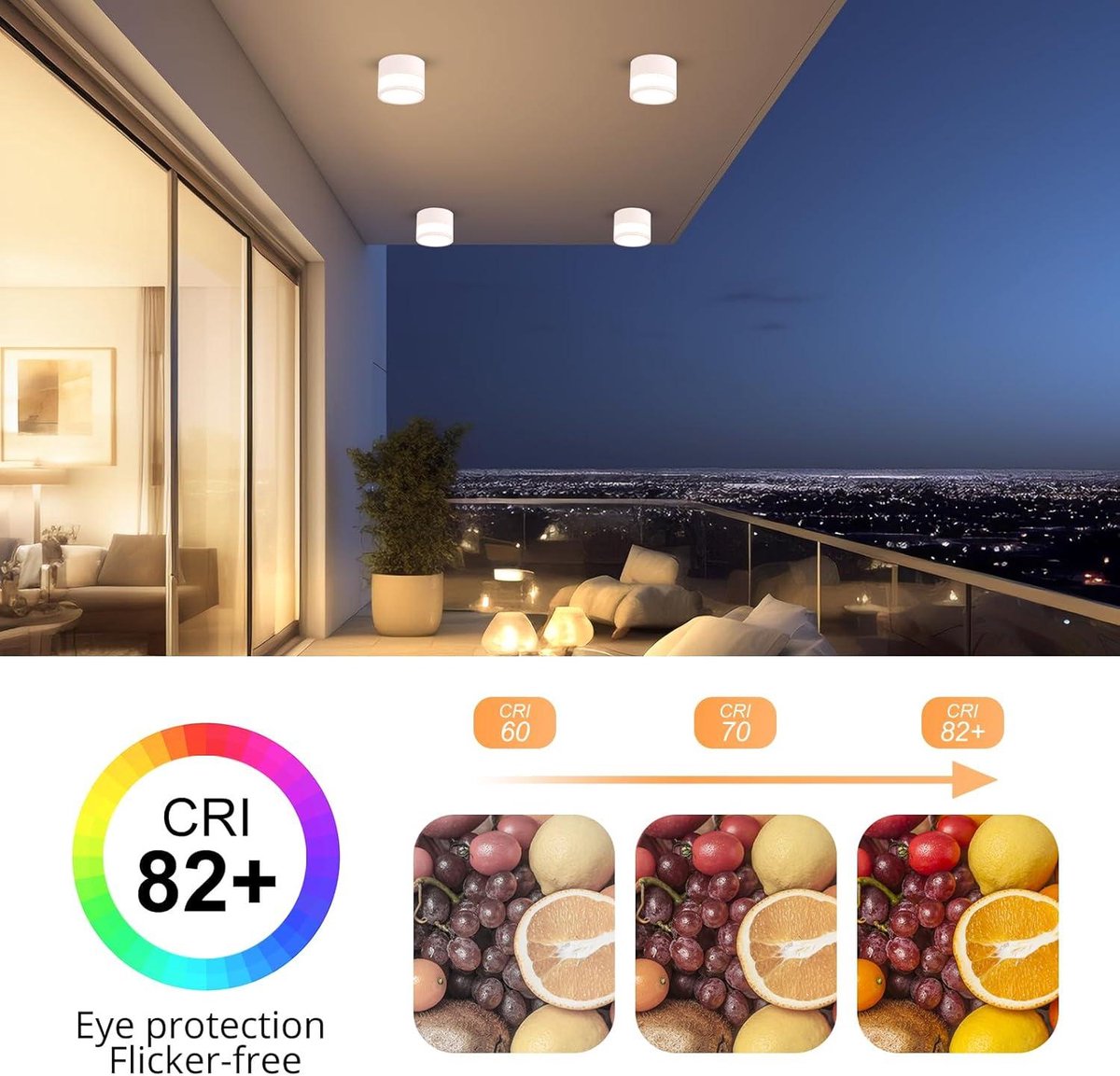 Badkamer Plafondlamp - Badkamerlamp Plafond IP65 Opbouw LED 12W 3000K Warm Wit Ø10cm Aluminium IP65 Badkamerlamp