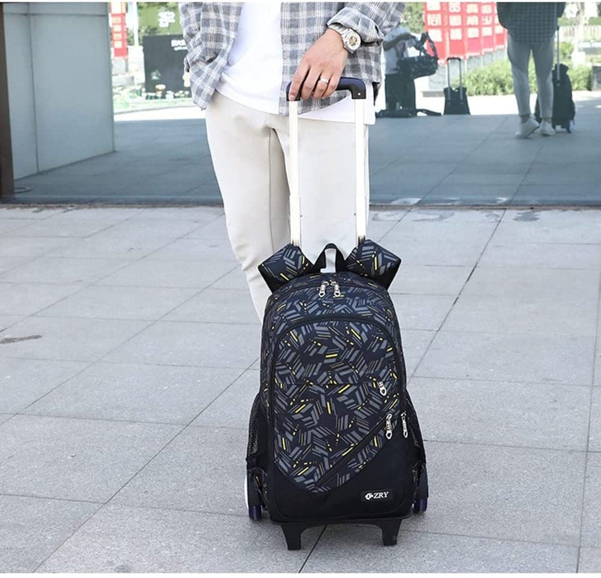 Multifunctional: wheeled backpack, 3-in-1