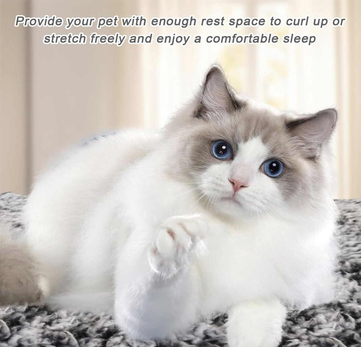 Self-warming blanket for cats, dogs, heating pad, electric blanket, cat bed, 40 x 50 cm, self-warming heating mat, thermal blanket, washable thermal blanket, for dogs, grey