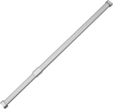 Milano Luxurious Kledingstang Verstelbaar – 59 tot 95 cm – Uittrekbare Kledingroede – Garderobestang – Kledingstang met boren – Stevig Aluminium – Zilver