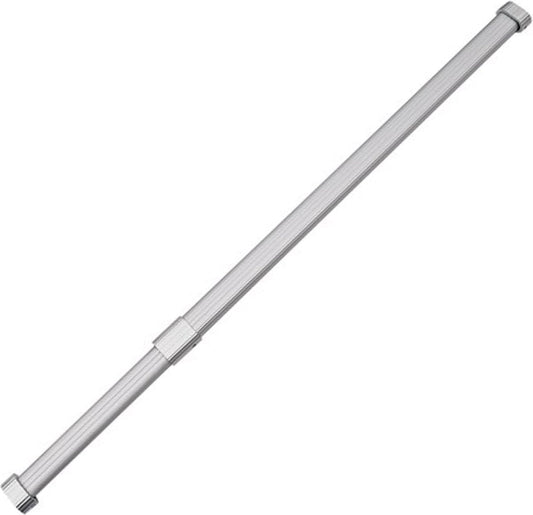 Milano Luxe Kledingroede Verstelbaar – 59 tot 95 cm – Uittrekbare Kledingstang – Garderobestang – Kledingstang om te boren – Stevig Aluminium – Zilver