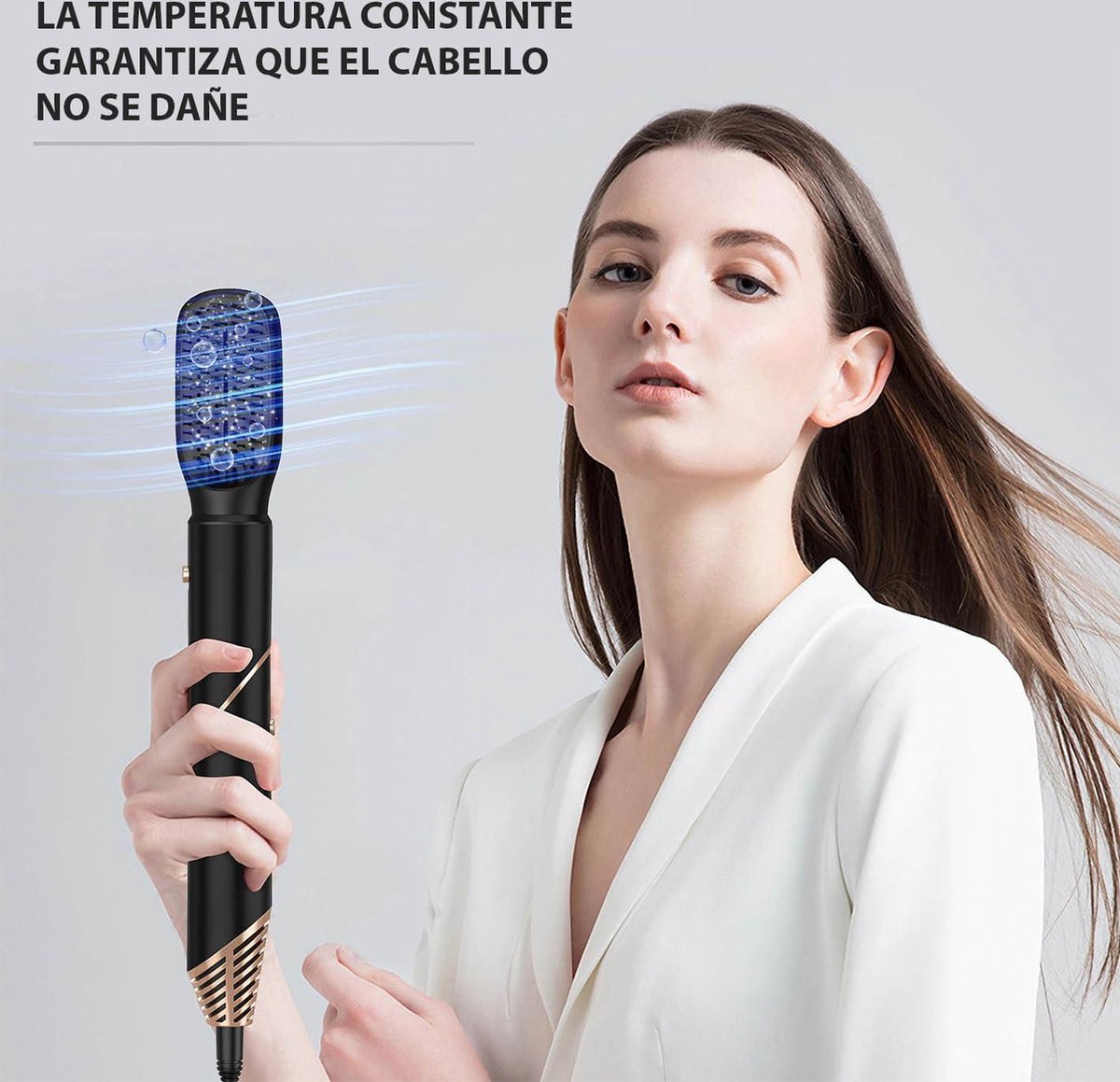Föhnborstel 5-in-1 - Krultang - Föhnborstel - Multistyler - Haardroger - Hairwrap - Heteluchtborstel - Met Hittebestendige Handschoen - Zwarte Editie